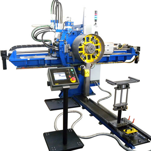 Motorisierte Bördelmaschine - Rotor 4 - Lucas - runde Teile