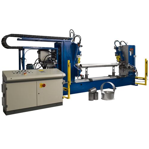 Automatische Bördelmaschine - 3/2000  - Lucas - doppelt / hydraulisch / Rohr