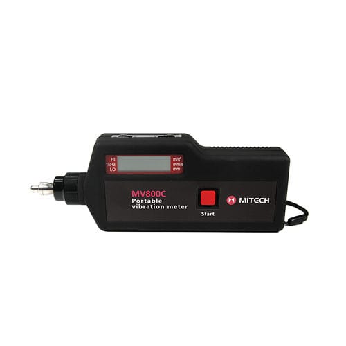 Schwingungsmessgerät für Maschinenüberwachung - MV 800 series - Mitech - tragbar / digital / Beschleunigungsmesser