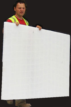 Polypropylen-Wabenkernplatte - 8FR - nidaplast - für Gebäudetechnik