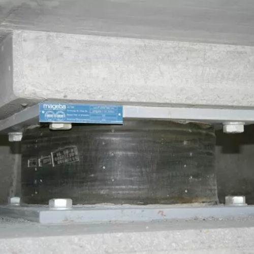 Mechanischer Dämpfer - LASTO-HDRB - mageba - für Gebäude / Kugellager / Gummi