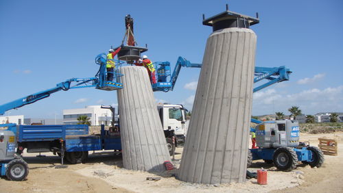 Monoblock-Lagereinheit - LASTO-BLOCK - mageba - Stahl / Elastomer