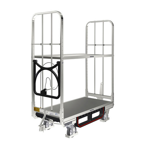 Transportwagen - KLT 600 E2 VKD - LKE GmbH - Excellence in Material Handling - für Materialumschlag / für Kommissionierstation / galvanisiertem Stahl