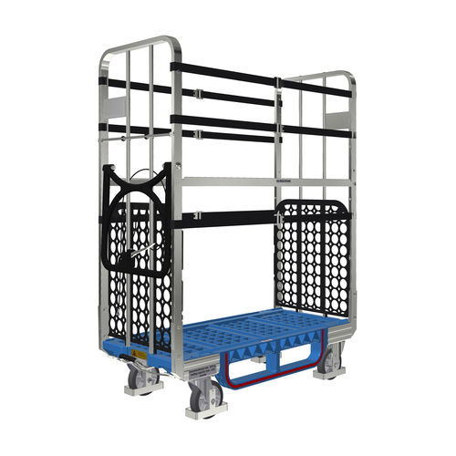 Postverteilungswagen - ECOFLEX 600 E2 OKD ESD - LKE GmbH - Excellence in Material Handling - Metall / Kunststoff / 2 Ebenen