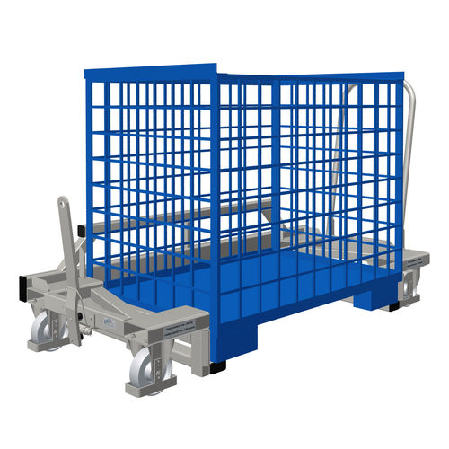 Transportwagen - GB1 EURO - LKE GmbH - Excellence in Material Handling - zum Laden / Gitterbox / für Industrieanwendungen