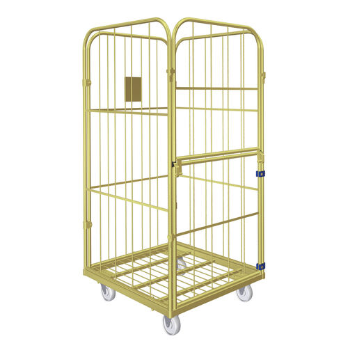 Gittercontainer für Textilien - CLASSIC XXL Standard - LKE GmbH - Excellence in Material Handling - 4-Flügel / Drahtgewebe