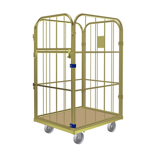 Gittercontainer für Textilien - Junior S standard - LKE GmbH - Excellence in Material Handling - 4-Flügel / Drahtgewebe
