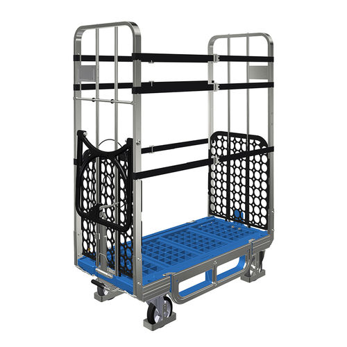 Postverteilungswagen - ECOFLEX 600 E1 NKD ESD - LKE GmbH - Excellence in Material Handling - Metall / Kunststoff / 1 Ebene