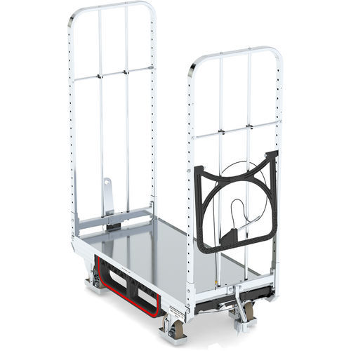 Transportwagen - KLT 600 E1 VKD - LKE GmbH - Excellence in Material Handling - für Materialumschlag / für Kommissionierstation / galvanisiertem Stahl