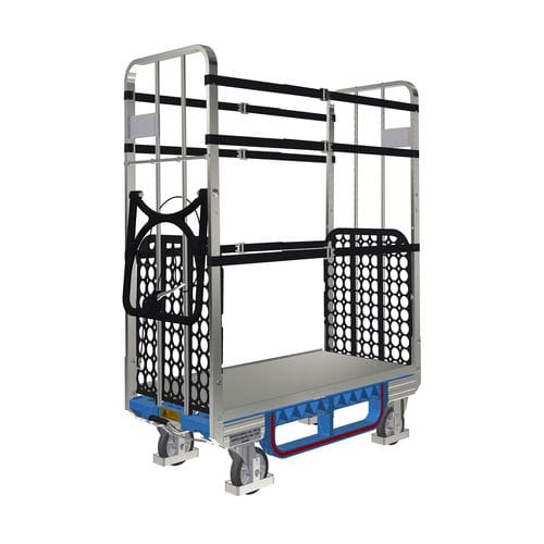 Postverteilungswagen - ECOFLEX 600 E1 OKD - LKE GmbH - Excellence in Material Handling - galvanisiertem Stahl / Kunststoff / 1 Ebene