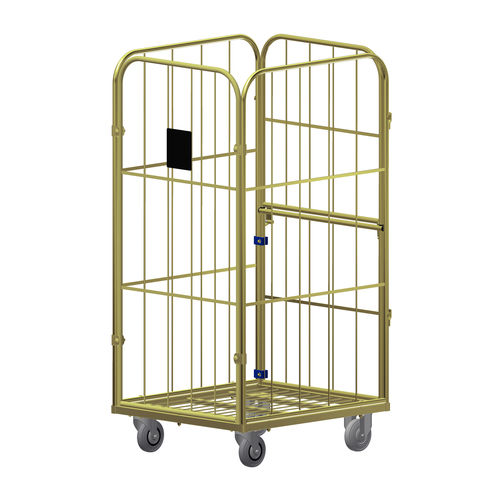 Gittercontainer für Textilien - Classic X - LKE GmbH - Excellence in Material Handling - 4-Flügel / Drahtgewebe