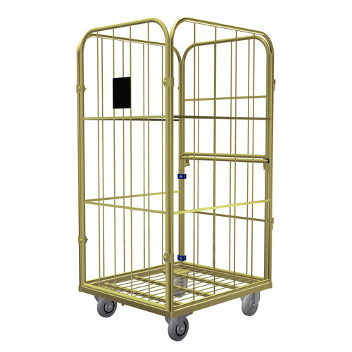 Gittercontainer für Textilien - Classic X Combitainer - LKE GmbH - Excellence in Material Handling - 4-Flügel / Drahtgewebe