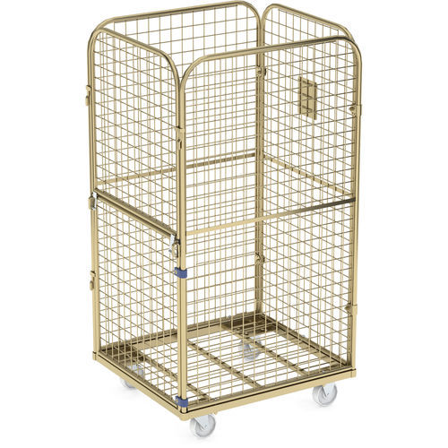 Gittercontainer für Textilien - Premium X - LKE GmbH - Excellence in Material Handling - 4-Flügel / Drahtgewebe