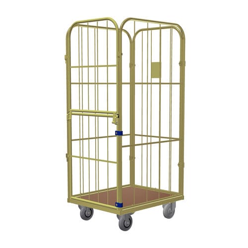 Gittercontainer für Textilien - Junior X - LKE GmbH - Excellence in Material Handling - 4-Flügel / Drahtgewebe