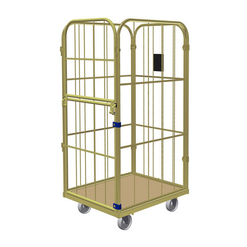 Gittercontainer für Textilien - Junior M standard - LKE GmbH - Excellence in Material Handling - 4-Flügel / Drahtgewebe