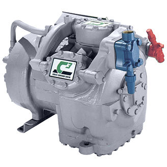 Halbhermetischer Kälteverdichter - 06CC series - Carlyle Compressors - Kolben / Zwei-Stufen / für industrielle Gefriertechnik