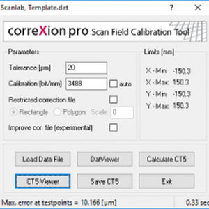 Schnittstellen-Software - correXion pro - SCANLAB GmbH - Optimierung / Qualität / Optik
