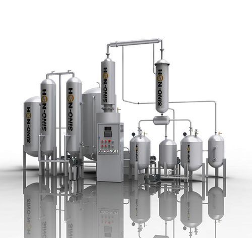Destilliergerät für Kohlenwasserstoffe - NSH-GED-WD series - sino-nsh oil recycling plant manufacturer - Wasser / für Mineralölprodukte / Vakuum