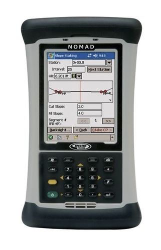 Handheld-Computer / für die Erfassung von topographischen Daten - Nomad® 900 - Spectra Precision - Feld