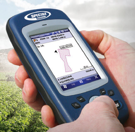 Handheld-Computer / für die Erfassung von topographischen Daten - MobileMapper 10DC - Spectra Precision - Feld