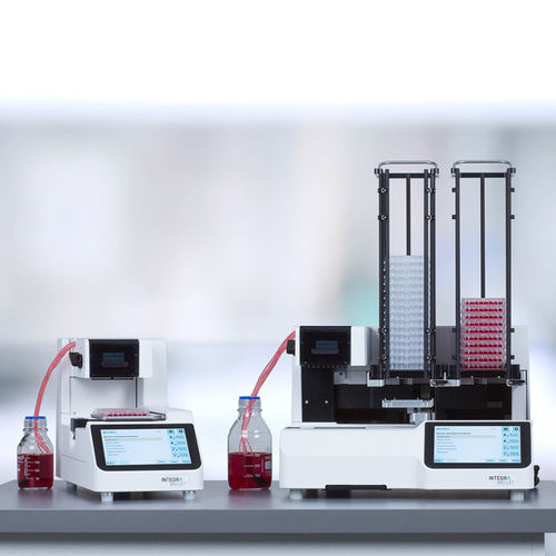 Reagenz-Dosiergerät - WELLJET - INTEGRA Biosciences - volumetrisch / mit Stapelmaschine