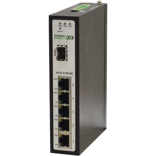 Ethernet-Switch / unmanaged - HUG-xxxGxx series - Ethernet Direct - Gigabit / für DIN-Schiene / DIP