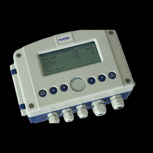 Durchflussrechner für Flüssigkeiten und Gase - FLOWCOM2 - systec Controls