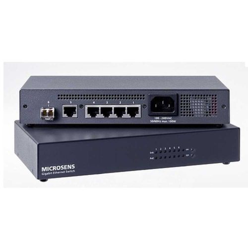 Ethernet-Switch / managed - MS45350xPM-G6	 - MICROSENS GmbH & Co. KG - 7 Ports / Gigabit-Ethernet / LWL