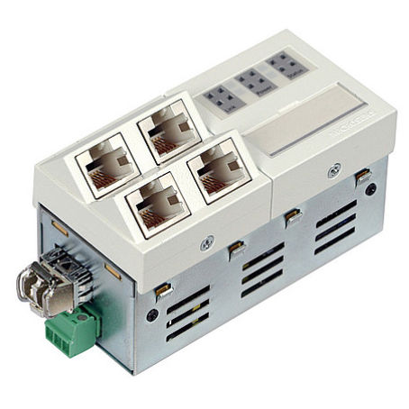 Ethernet-Switch / managed - MS450860M - MICROSENS GmbH & Co. KG - 5 Ports / Gigabit / LWL