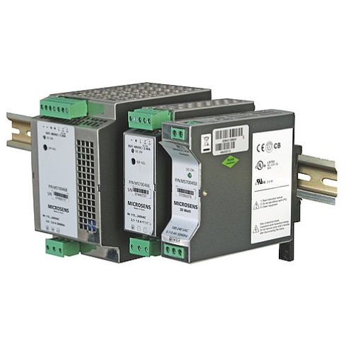 Stromversorgung für DIN-Schiene - MS700430 - MICROSENS GmbH & Co. KG - AC/DC / einstellbar / Power over Ethernet