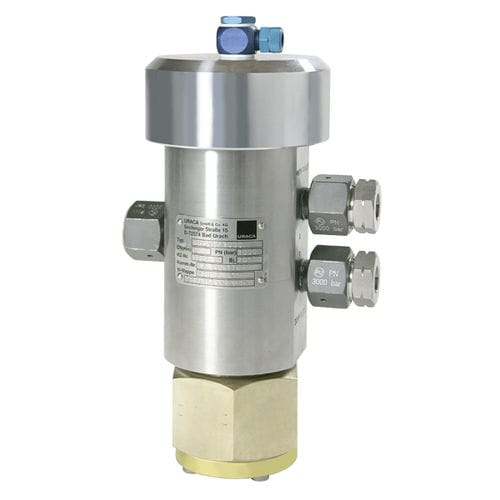 Pneumatisch gesteuertes Ventil - PUSV series - URACA GmbH & Co.KG - Absperr / 3/2-Wege / Schalt
