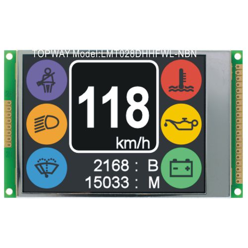 TFT-Displaymodul - LMT028DHHFWL-NBN - TOPWAY LCD - Farb / 320 x 240 / 2,8"