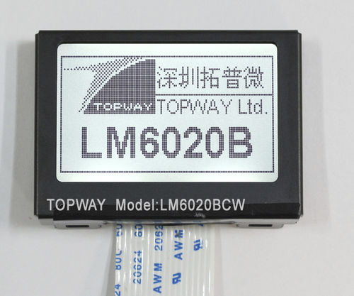LCD-Displaymodul - LM6020FCW - TOPWAY LCD - Grafik / monochrom / Punktmatrix