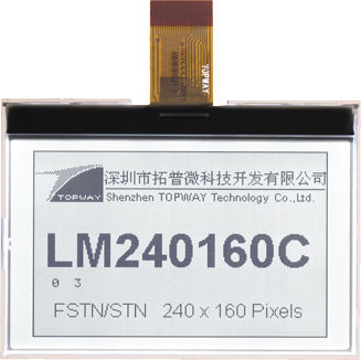 LCD-Displaymodul - LM240160XCW  - TOPWAY LCD - Grafik / monochrom / 240 x 160