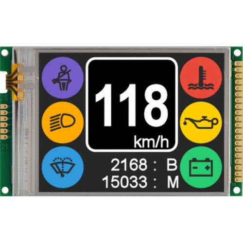 Smartes Displaymodul - HMT028ATB-C - TOPWAY LCD - TFT LCD / mit resisitivem Touchscreen / Grafik