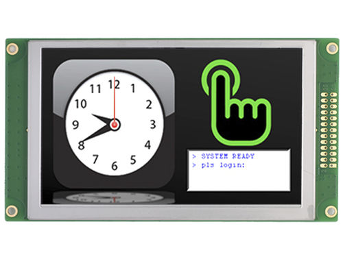 Displaymodul / TFT LCD - LMT050DNCFWU-NGA - TOPWAY LCD - Farb / 800 x 480 / mit LED-Hintergrundbeleuchtung