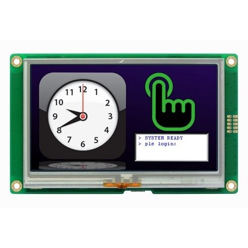 Smartes Displaymodul - HMT043ATA-7C - TOPWAY LCD - TFT LCD / mit resisitivem Touchscreen / 480 x 272