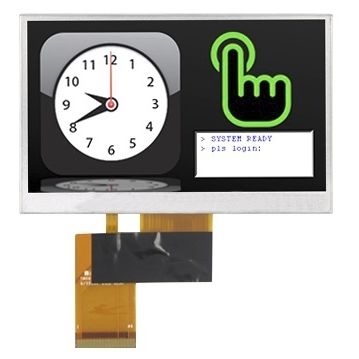LED-Displaymodul - TM043NDH02 - TOPWAY LCD - LCD / Farb / 480 x 272