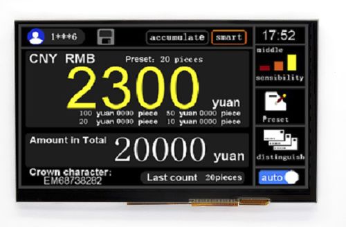 TFT-Displaymodul - TM070RDH13 - TOPWAY LCD - LCD/ISTN / mit Touchscreen / Farb