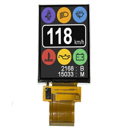 Displaymodul / TFT LCD - TM035PDHG09 - TOPWAY LCD - mit Touchscreen / Farb / 480 x 320