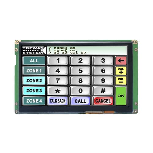LED-Displaymodul - LMT070DAMFWA-NTD - TOPWAY LCD - TFT LCD / mit Touchscreen / Farb