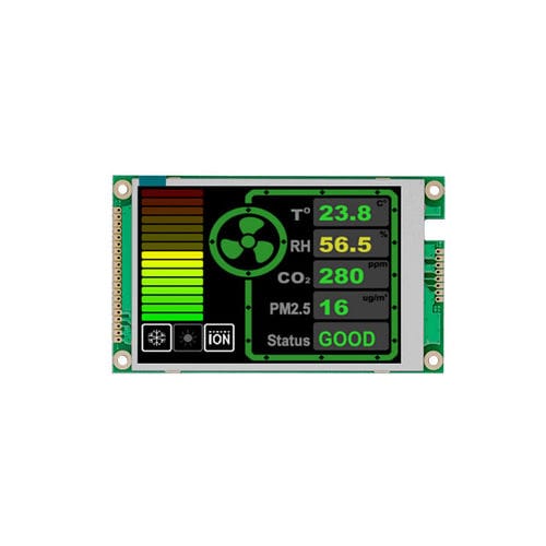 3,5''-Displaymodul - LMT035DNJFWD-NAN - TOPWAY LCD - TFT LCD / LCD/ISTN / mit Touchscreen