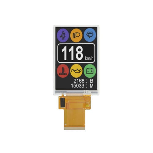 3,5''-Displaymodul - LMT035DNJFWD-NNA-1 - TOPWAY LCD - TFT LCD / LCD/ISTN / mit resisitivem Touchscreen