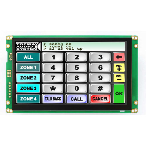 7"-Displaymodul - HMT070ATA-6 - TOPWAY LCD - TFT / Multitouchscreen / Farb