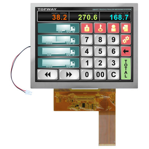 LED-Displaymodul - TM080TDGP01 - TOPWAY LCD - TFT LCD / LCD/ISTN / mit Touchscreen