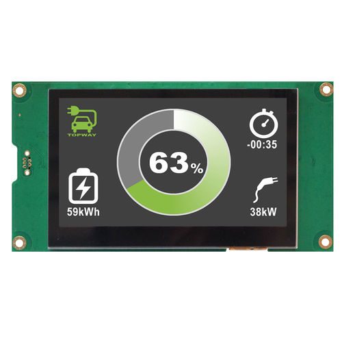 Displaymodul / TFT LCD - HMT043MTA-D - TOPWAY LCD - Farb / 480 x 272 / 4,3"