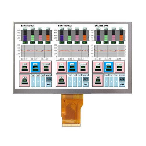 Displaymodul / TFT LCD - LMT070DNCFWD - TOPWAY LCD - Farb / 800 x 480 / 7"