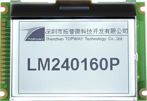 LCD-Display - LM240160PCW - TOPWAY LCD - Grafik / monochrom / Industrie