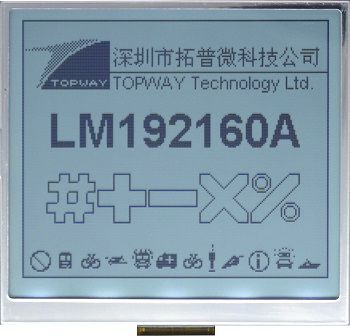 LED-Display - LM192160ACW - TOPWAY LCD - LCD / Grafik / monochrom