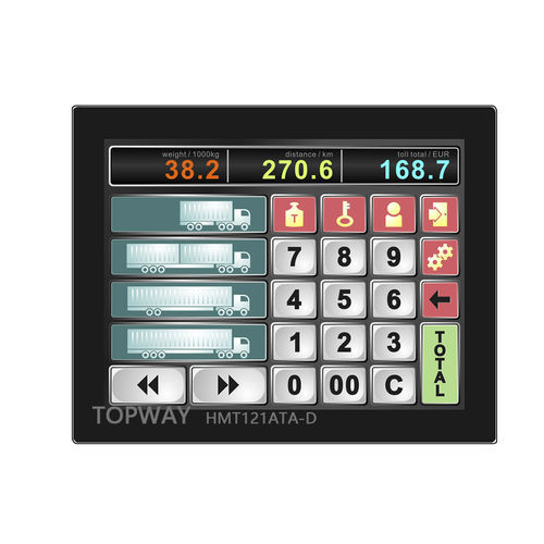 Smartes Display - HMT121ATA-D - TOPWAY LCD - TFT LCD / mit kapazitivem Touchscreen / Farb